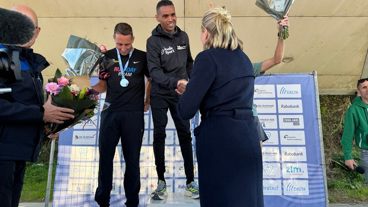 Kustmarathon: nummer twee Sint-Nicolaas is boos op winnende Marokkaan, blije gezichten bij de vrouwe