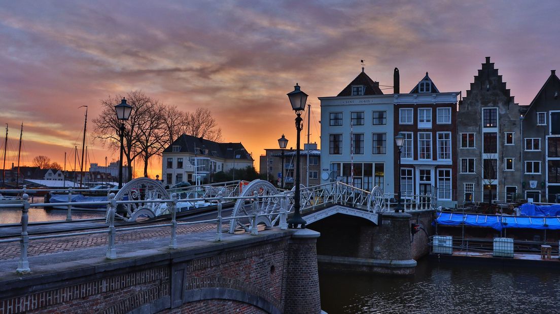 Zonsopkomst in Middelburg