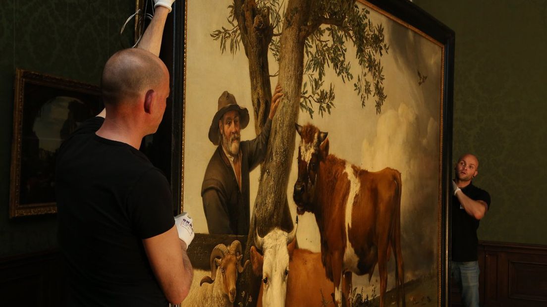 'De stier' van Paulus Potter is een prominent schilderij in het Mauritshuis