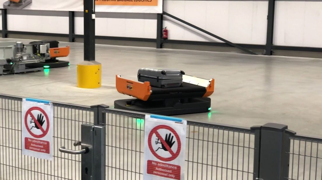 Robots op Rotterdam The Hague Airport