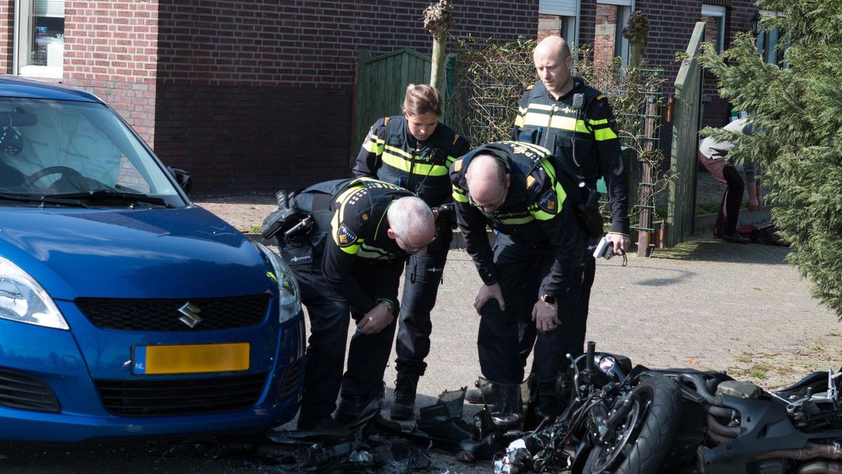 Motorrijder gewond bij aanrijding in Oirlo