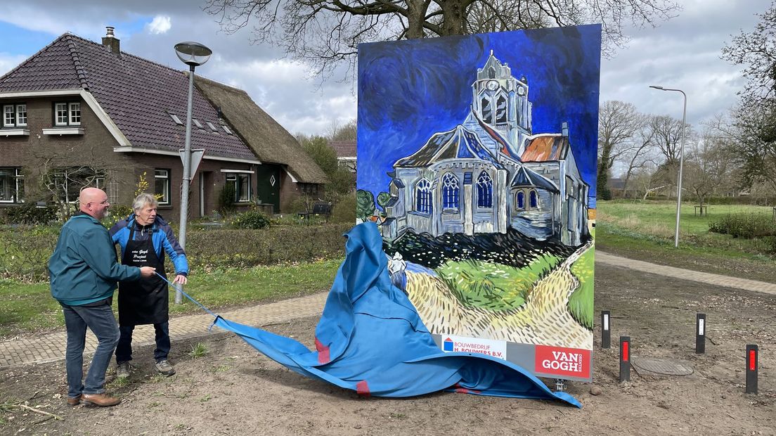 Onthulling doek Zweeloo Van Gogh Drenthe