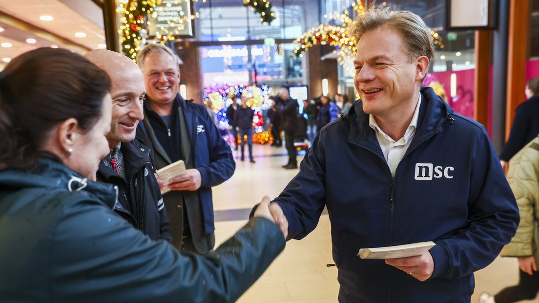 Politieke kopstukken, zoals Pieter Omtzigt, voerden afgelopen weekend volop campagne