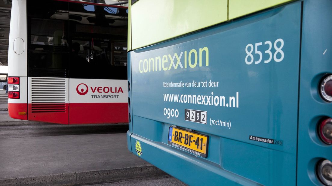 Bussen van Connexxion en Veolia