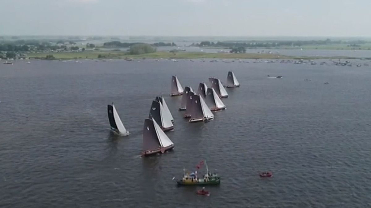 Langweer wint skûtsjesilen bij Terherne