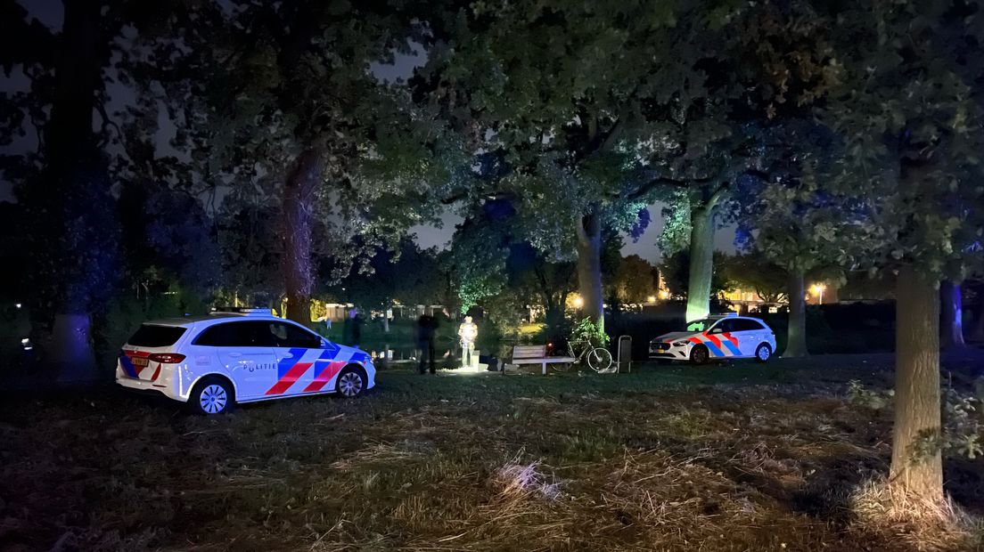 De plek waar de Pool werd aangetroffen door de politie.