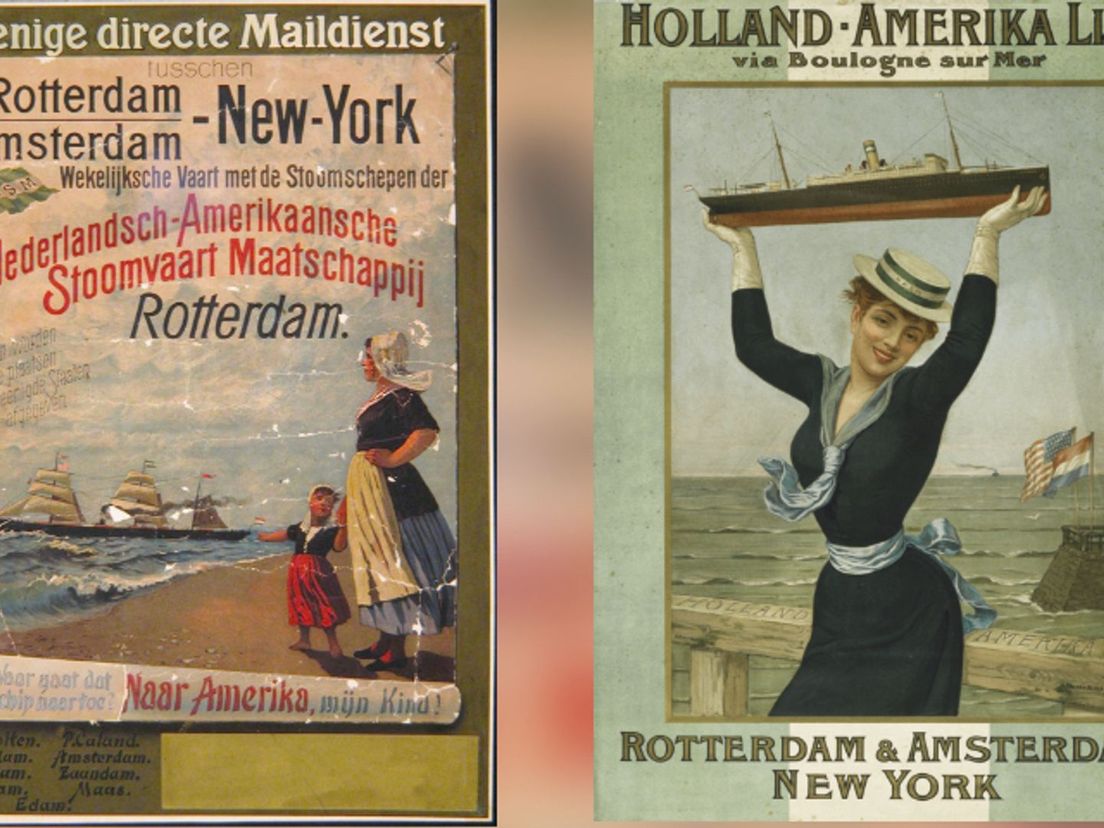 Affiches van de NASM (ca 1880) en HAL (ca 1990)