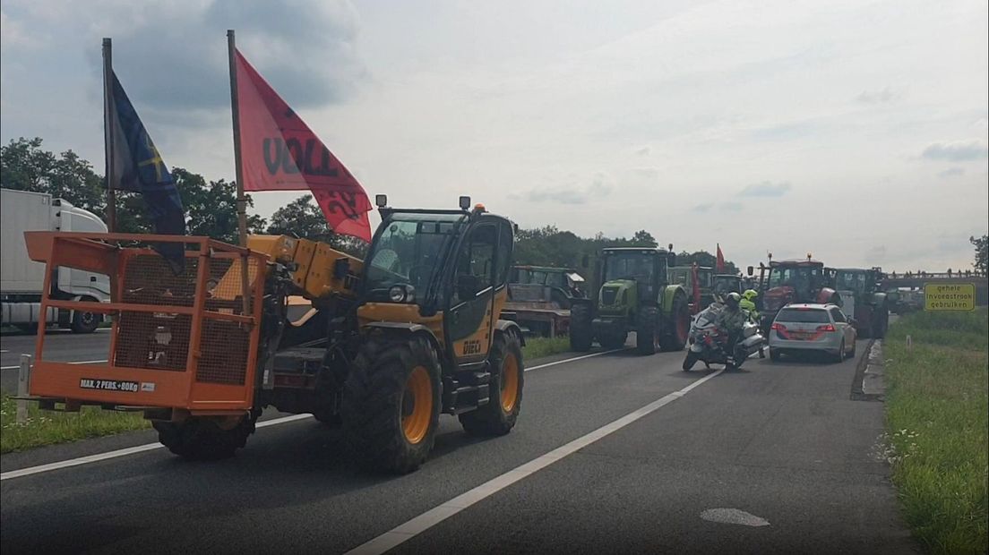 De boeren gaan naar huis