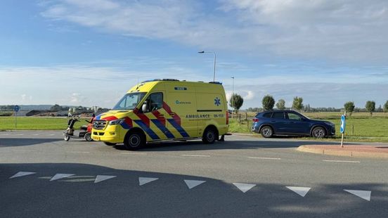 Bestuurder scootmobiel gewond bij eenzijdig ongeval