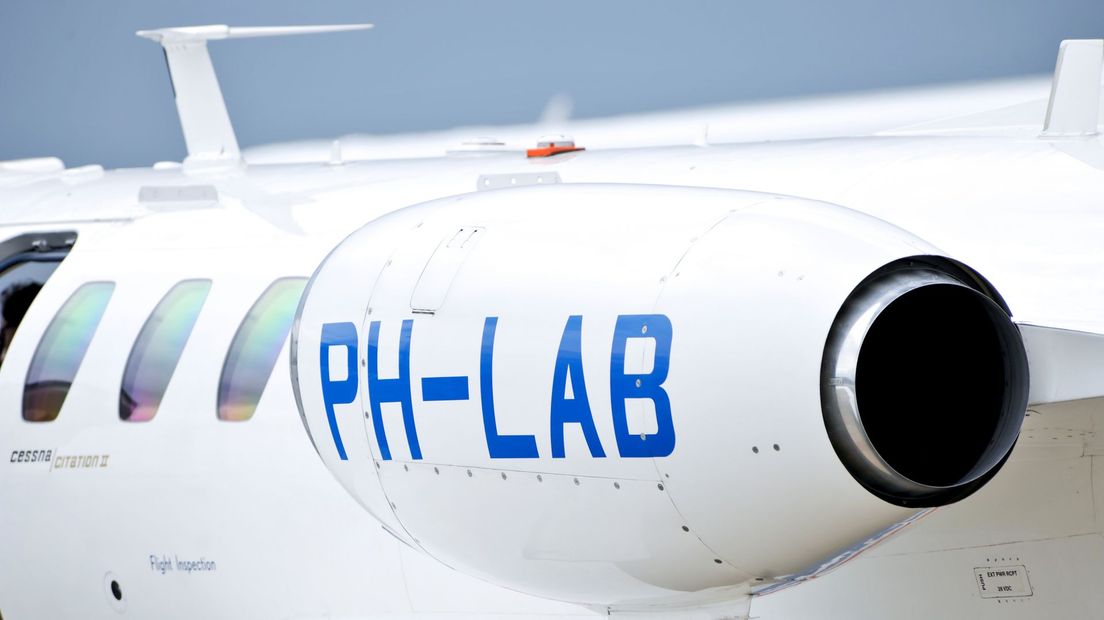 De Cessna Citation met registratienummer PH-LAB.