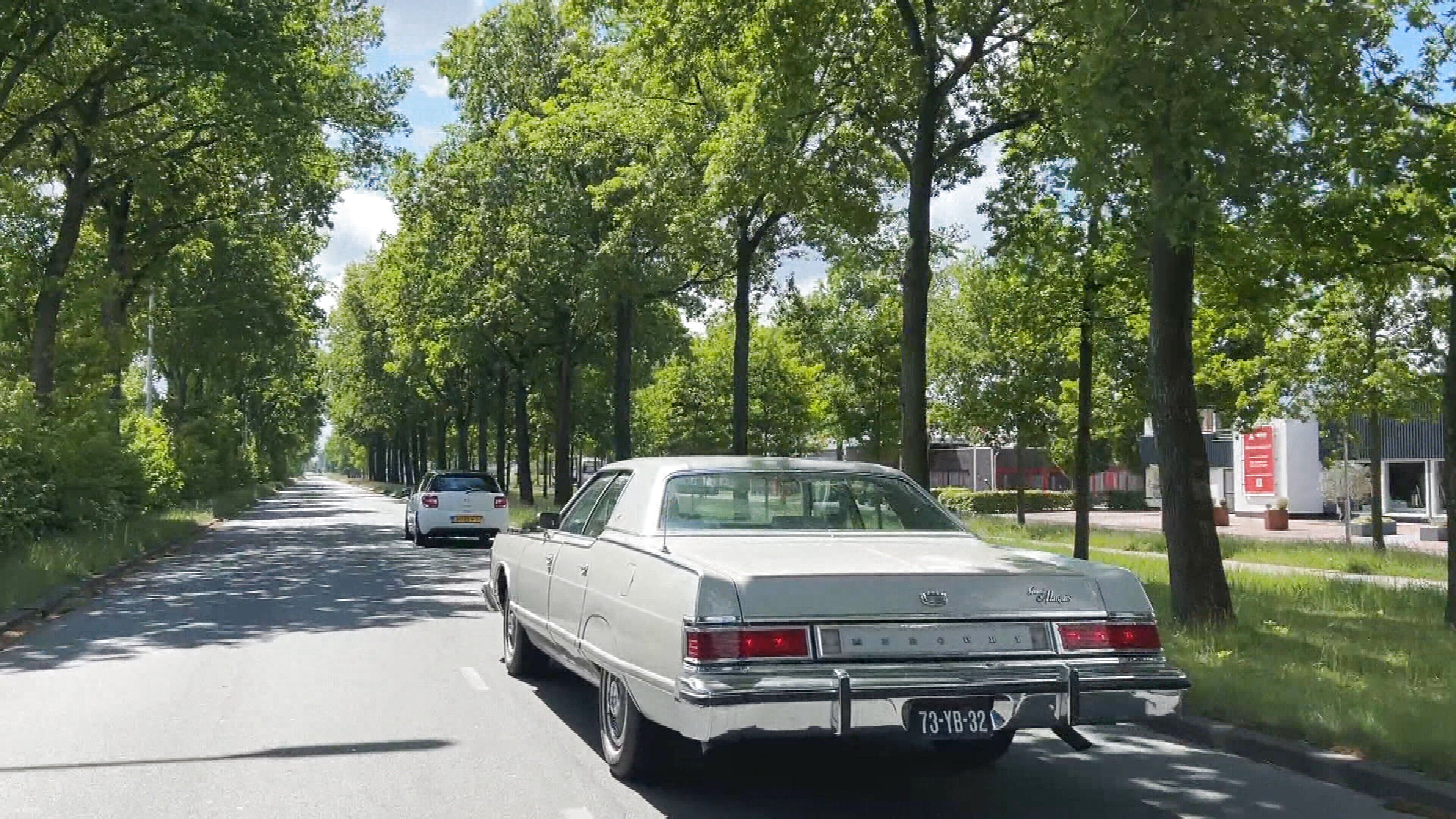 De Mercury dêr't Roel mei op 'en paad giet
