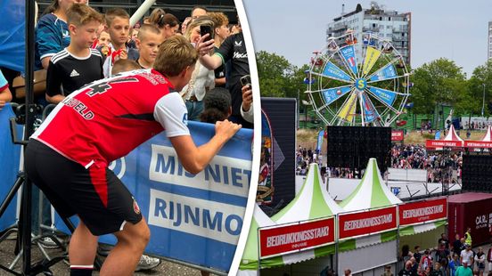 LIVE: Spelers delen handtekeningen uit en een reuzenrad op het Feyenoord Festival