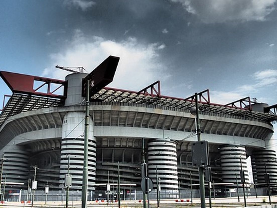 Het San Siro, waar Feyenoord in 1970 de Europacup 1 won