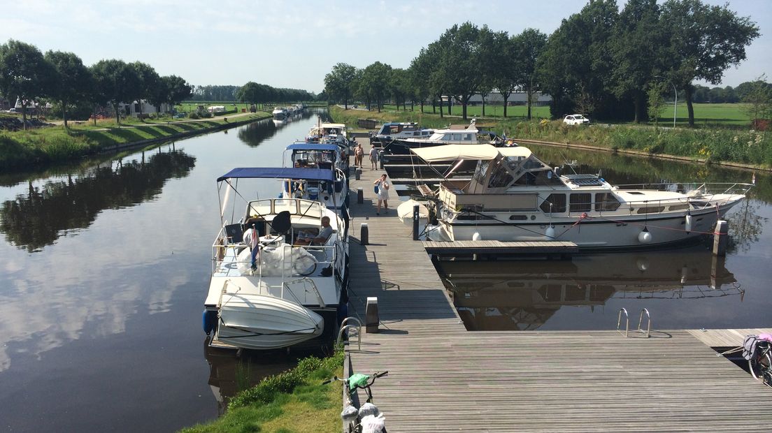 De nieuwe passantenhaven bij Dieverbrug