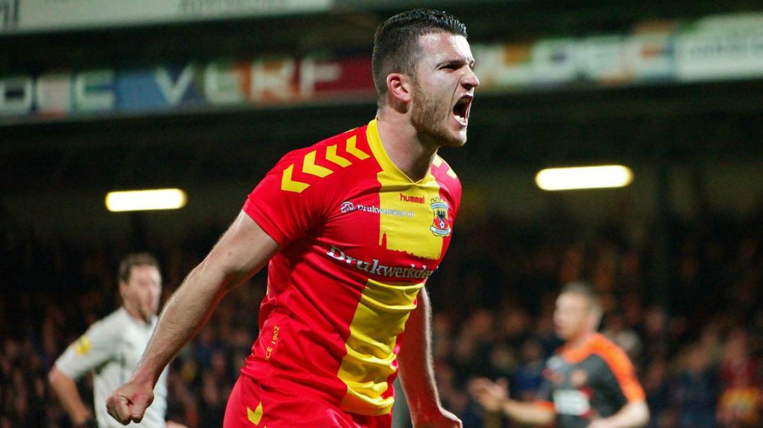 Go Ahead Eagles-aanvaller Randy Wolters.