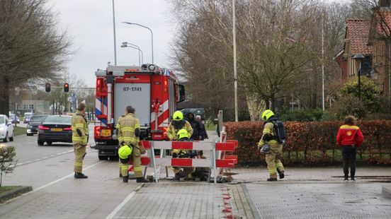 Gaslek bij tankstation • aanhouding na ongeval. Gaslek bij tankstation • aanhouding na ongeval.
