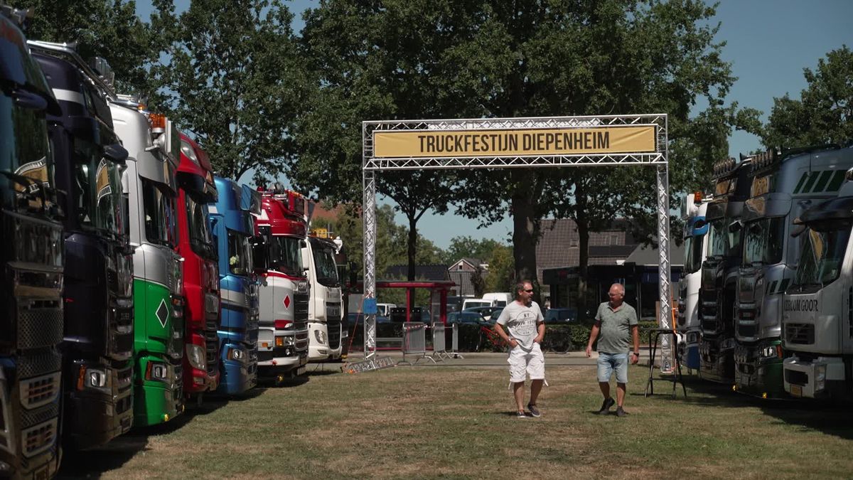 Truckfestijn in Diepenheim.