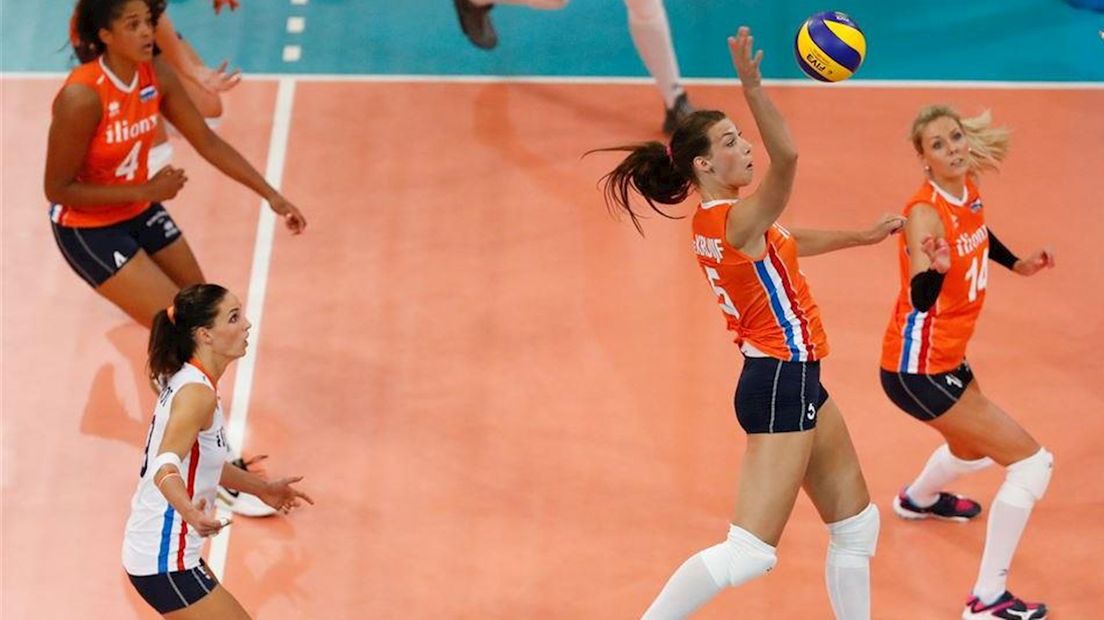 De Nederlandse volleybalsters