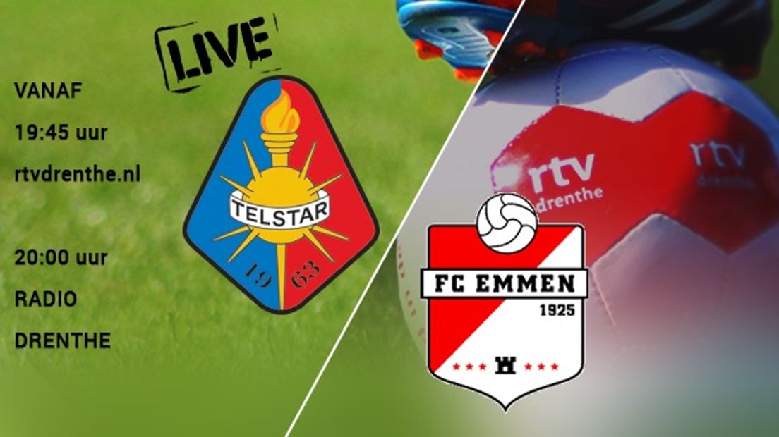 FC Emmen speelt vanavond in Velsen tegen Telstar