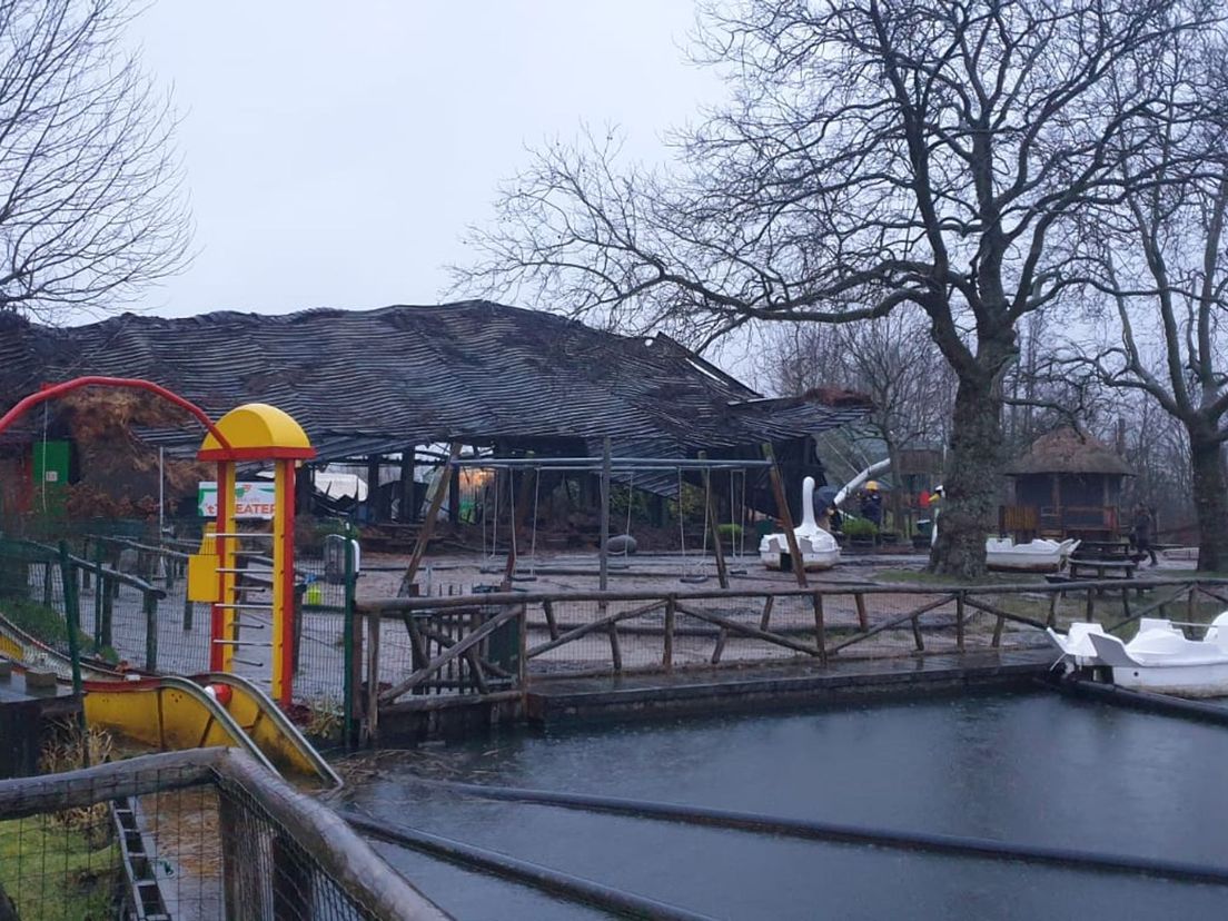 Plaswijckpark na de brand