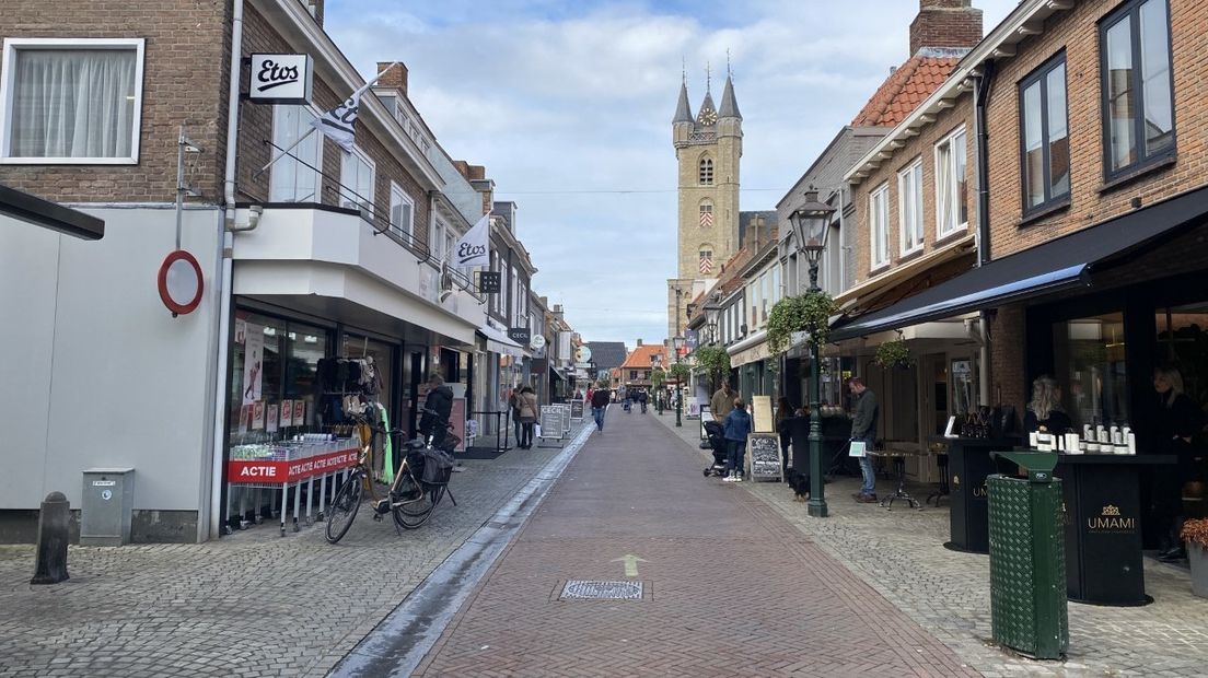 Winkelstraat in Sluis