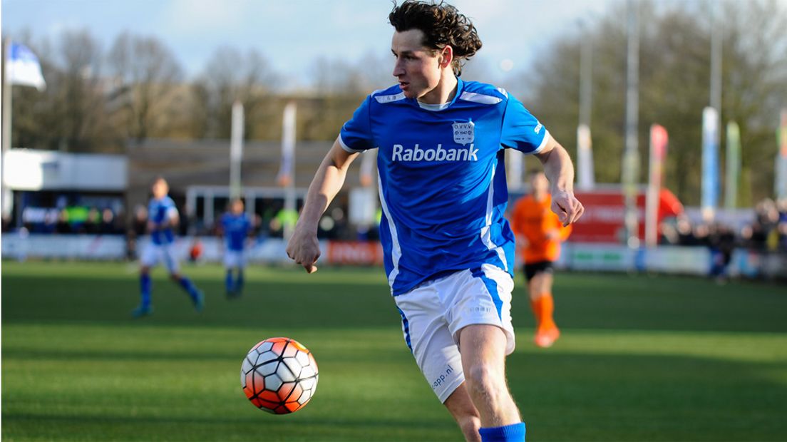 Danny de Leeuw was de matchwinner in Katwijk