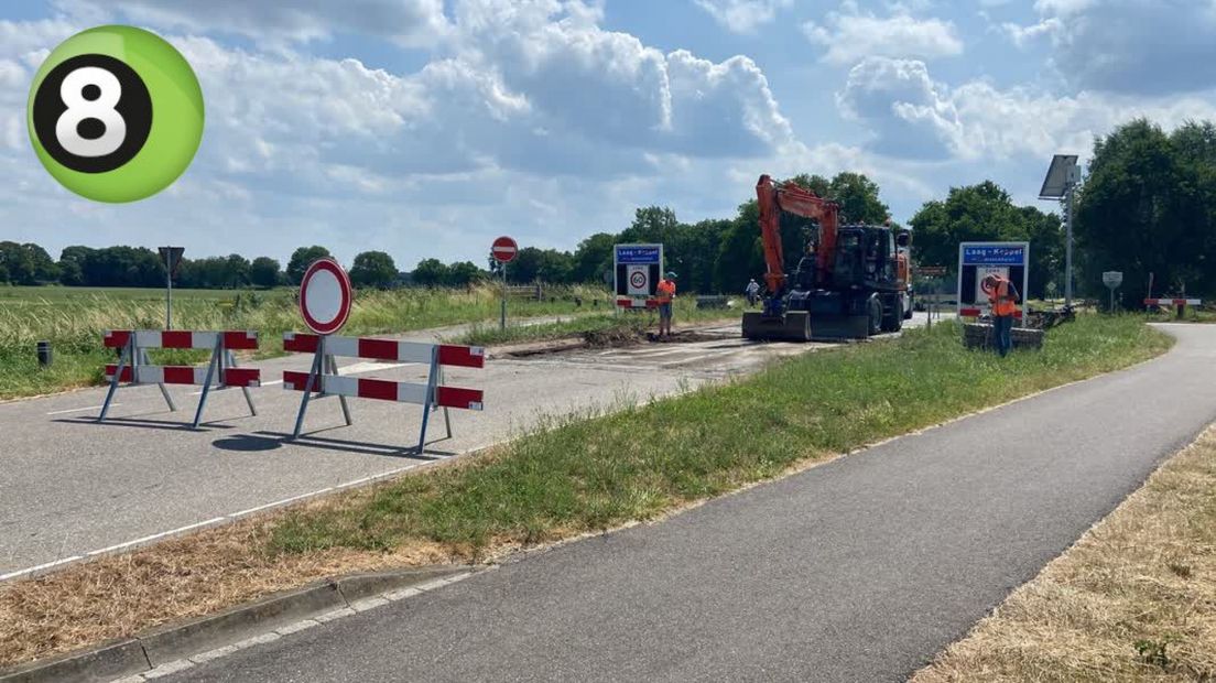 Nieuwe landbouwsluis Laag-Keppel over twee weken geplaatst
