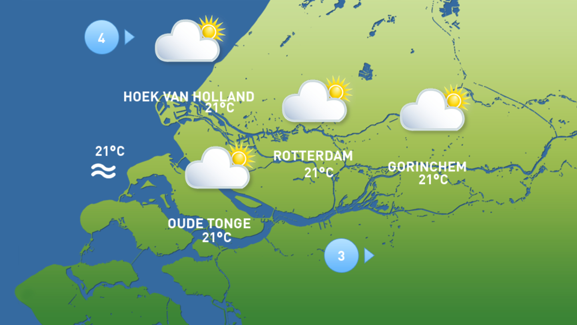Het weerbeeld van dinsdag 1 september.