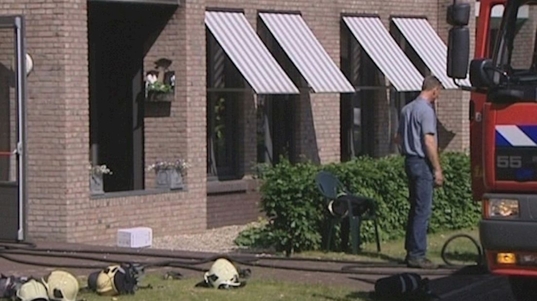 Brand bij Borgstaete in Tubbergen