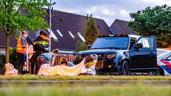 Ongeval met fietser en SUV bij Elsand