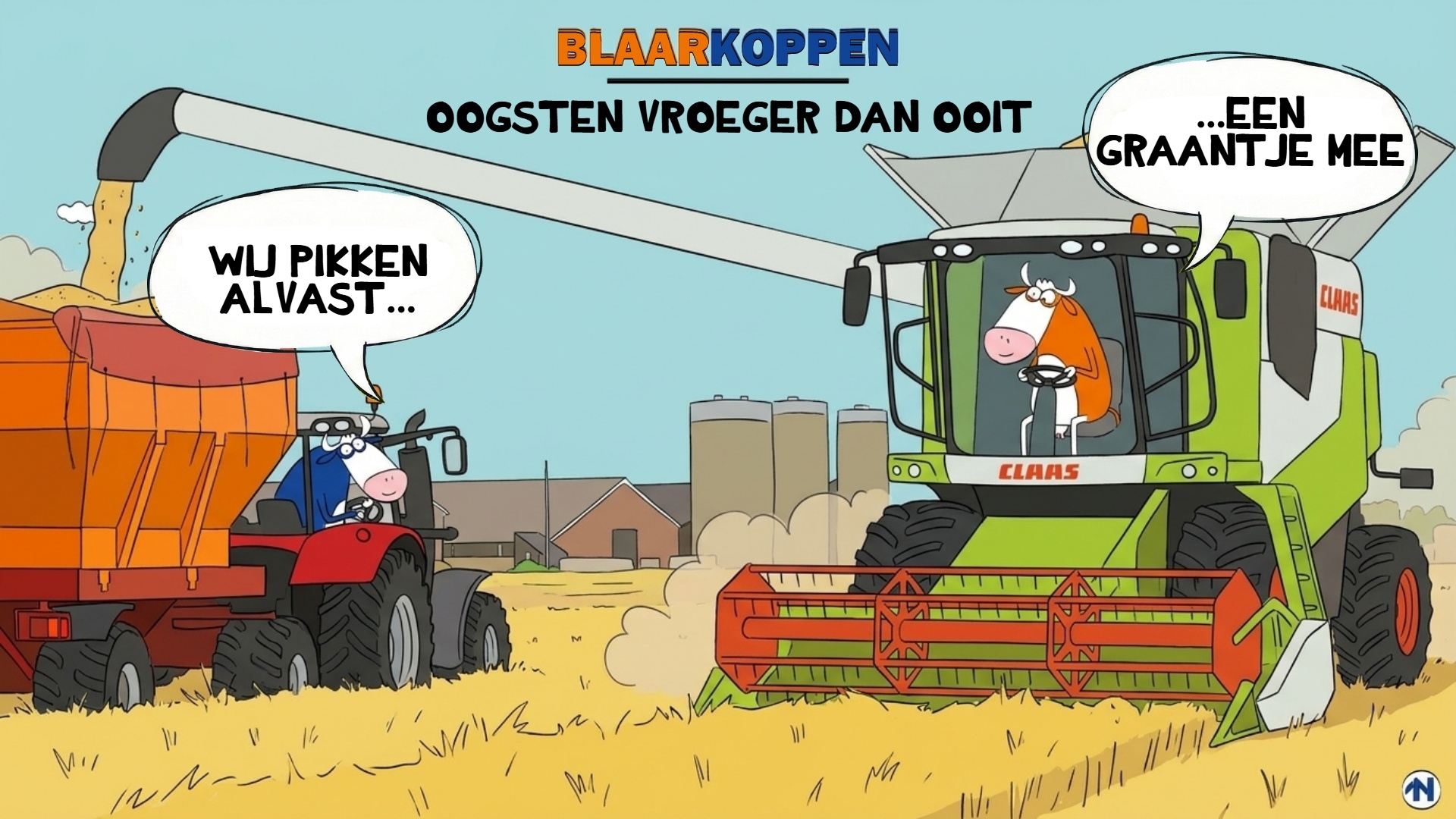 Blaarkoppen zijn er door het warme weer vroeg bij