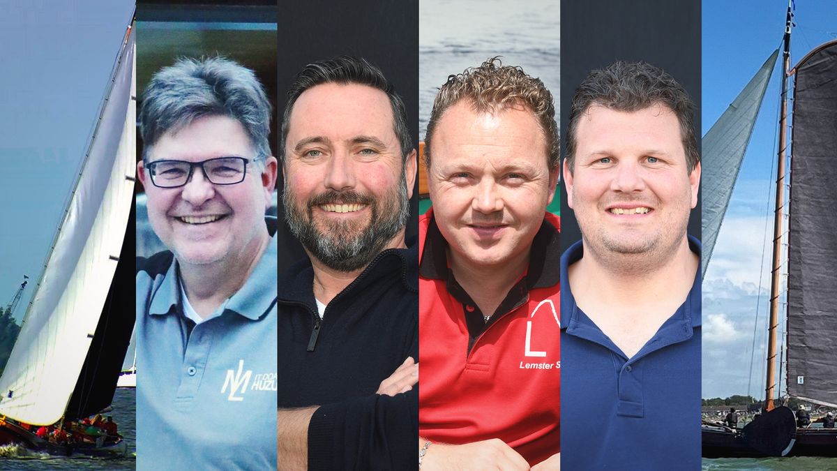 Dit zijn de vier nieuwe schippers bij het SKS skûtsjesilen