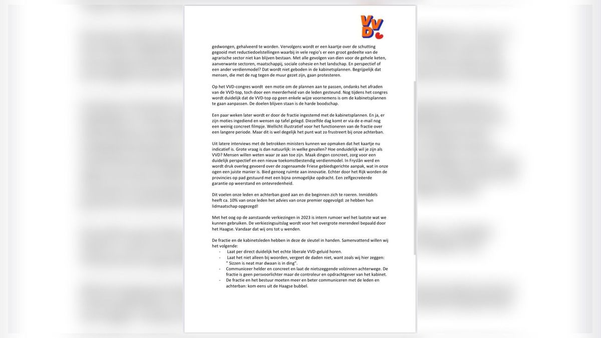 Hermans en Hoes praten in Oranjewoud met kritische VVD'ers