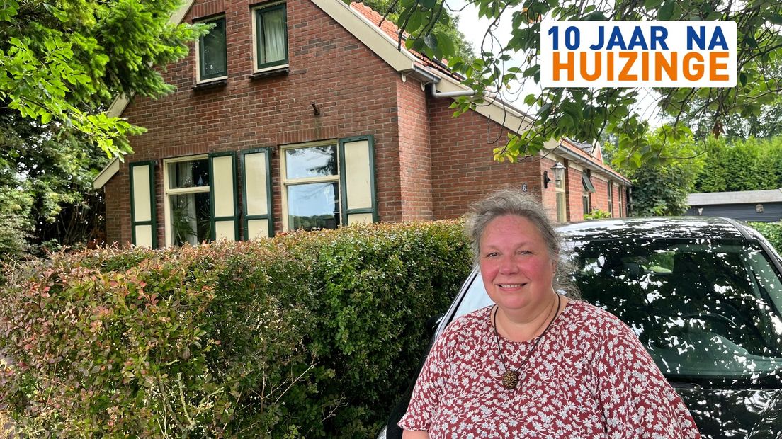 Jolan Mensenkamp voor haar woning