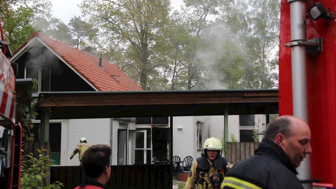 Brand in vakantiewoning in Holten