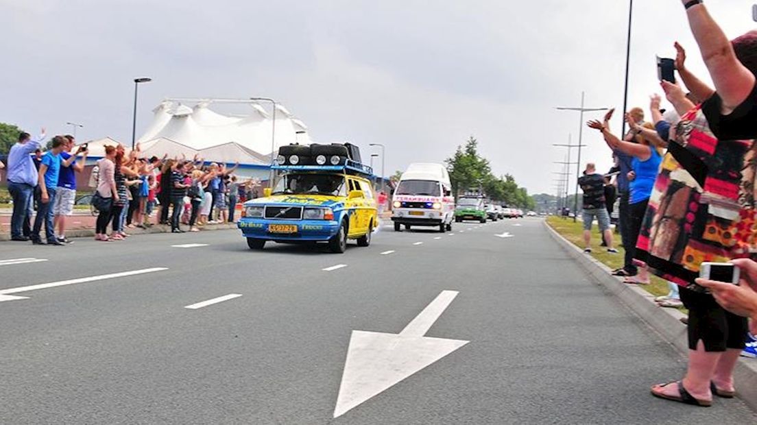 Deelnemers Carbagerun verzamelen