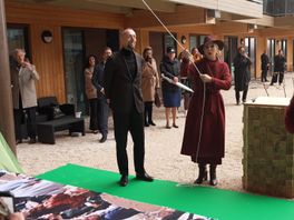 Maxima bezoekt SAWA-toren