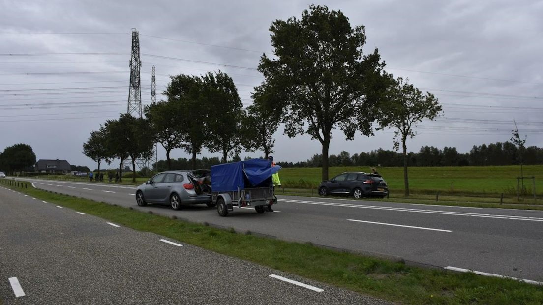 Kop-staartbotsing op N340