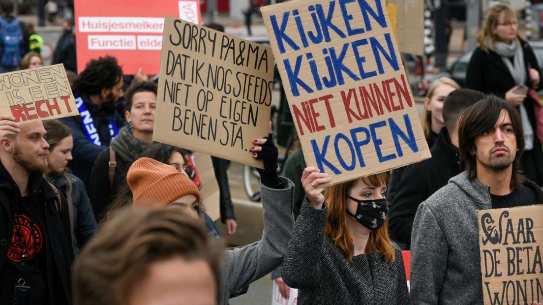 Woonprotest ANP