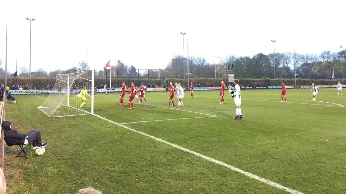 Het moment dat de 3-1 valt