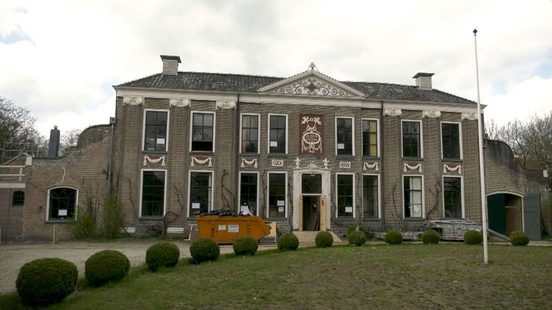 De restauratie van het landhuis Havezate Oldengaerde is begonnen (Rechten: RTV Drenthe)