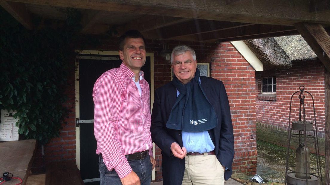 Jan Reinder Smeenge (links) en Hendrik Oosterveld (Rechten: Margriet Benak/RTV Drenthe)