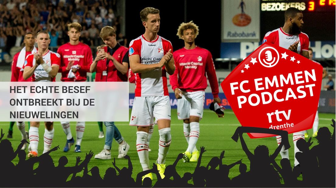 FC Emmen Podcast #5: het echte besef ontbreekt bij de nieuwelingen (Rechten: VI-Images/Cor Lasker)