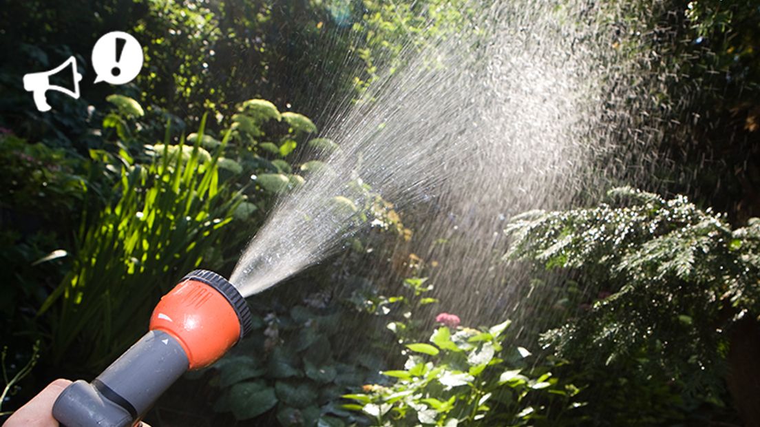 Gebruikt u drinkwater voor het sproeien van uw tuin? (Rechten: ANP/Koen Suyk