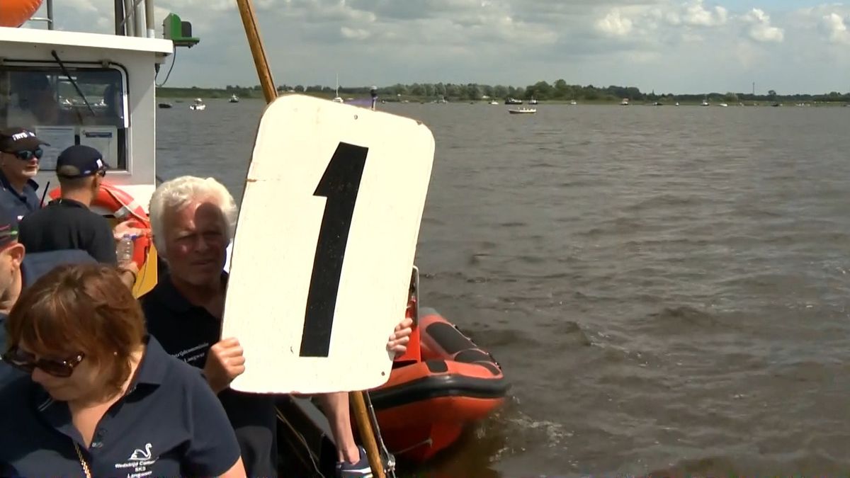 Samenvatting van het skûtsjesilen bij Langweer