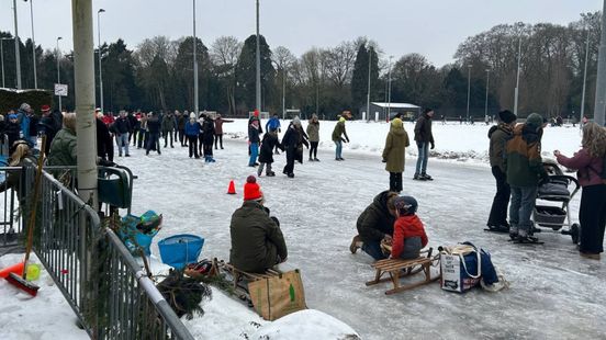 Schaatsen op natuurijs • gevoelstemperatuur van -15