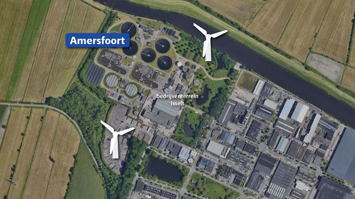 Grote risico's bij windmolens op bedrijventerrein Amersfoort, kans op giftige wolk