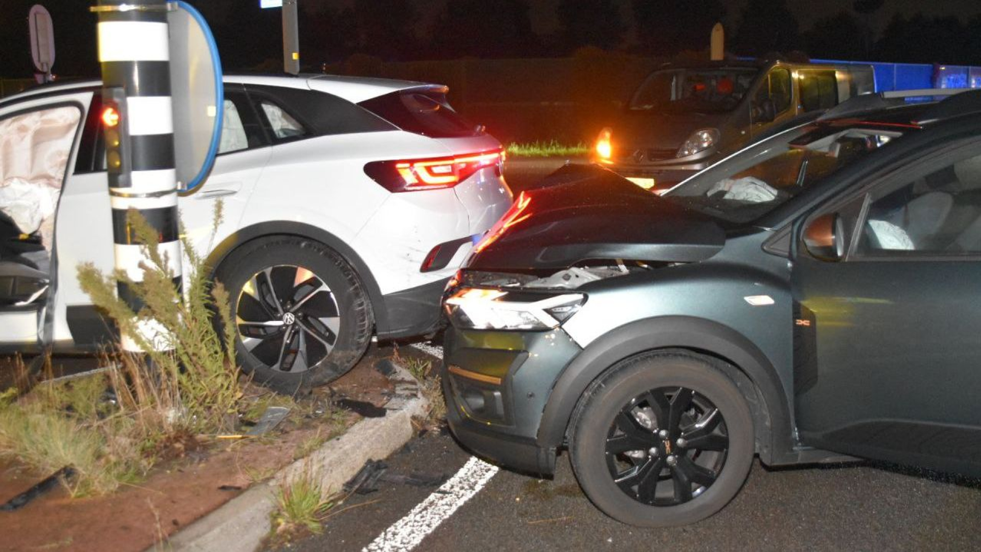 Aanhouding na ongeval • brand in slaapkamer.