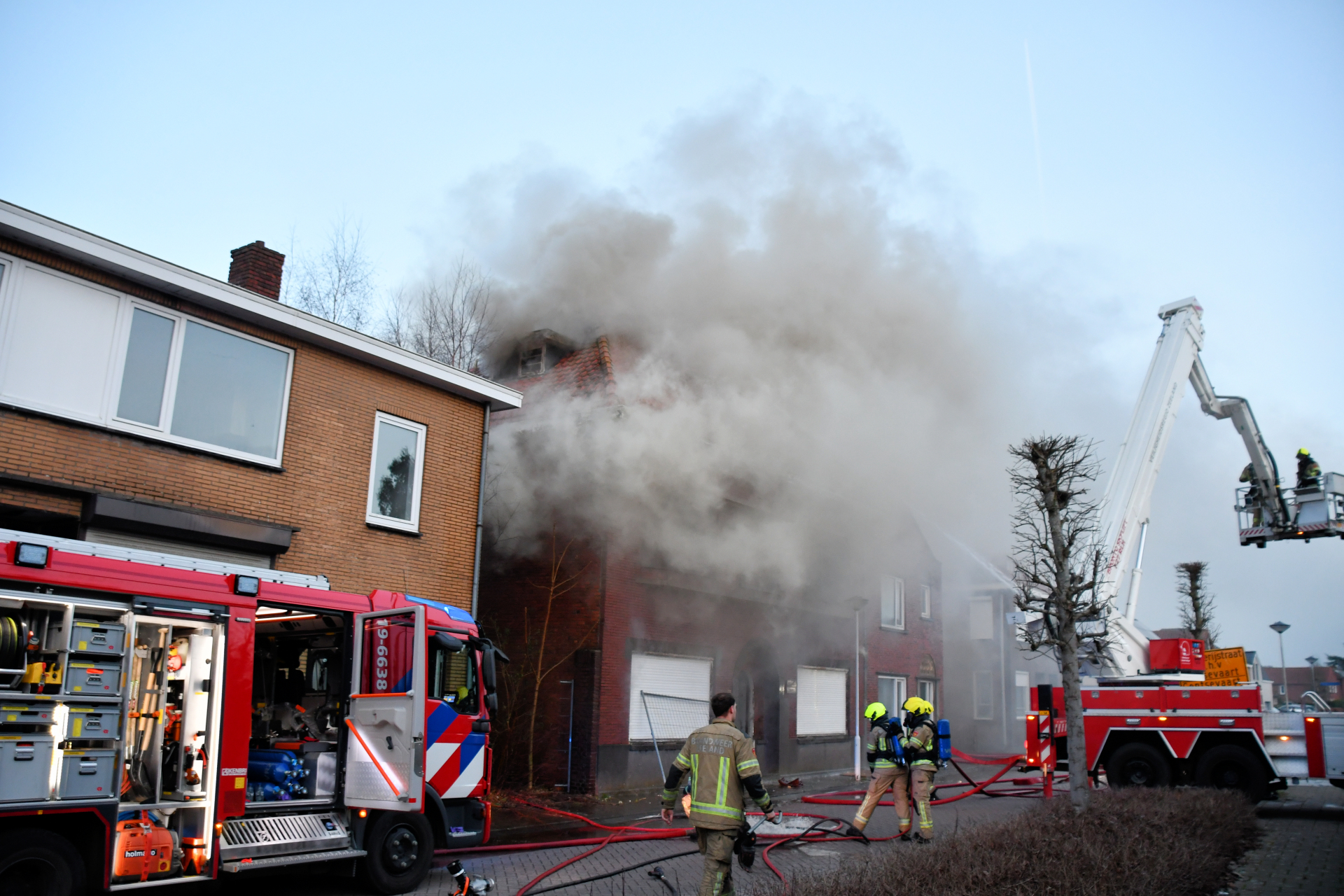Grote brand in Sint Jansteen was aangestoken, vermoedt politie
