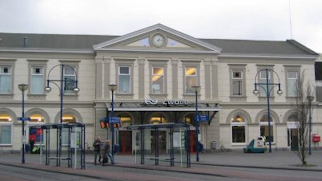 Treinverkeer rond Zwolle plat